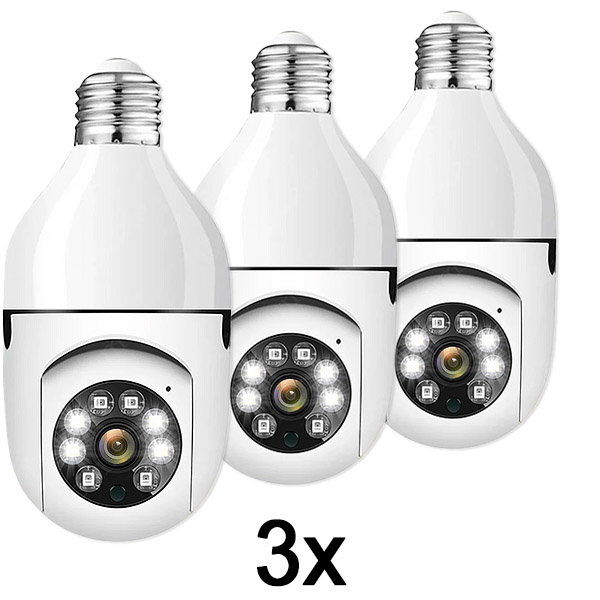 3x Votre gardien de sécurité portable | BULBCAM