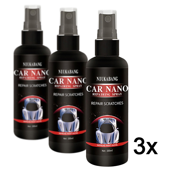 3x Spray Nano Réparateur de Rayures pour Voiture | CAREASE