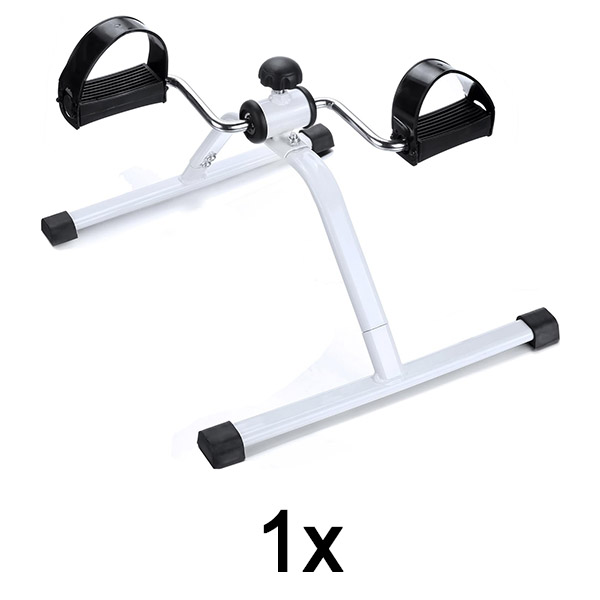 1x Mini pédalier pour bureau, canapé et chaise – Bras et jambes, résistance réglable, jusqu&rsquo;à 150 kg | PEDALORA