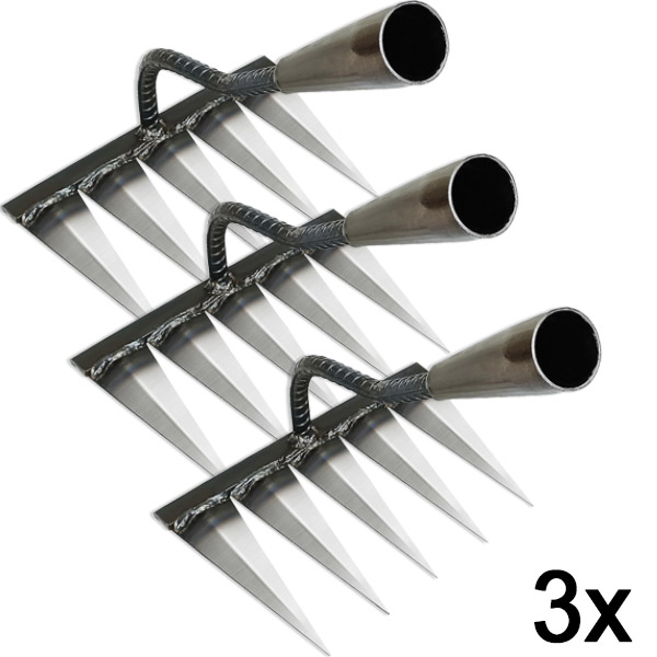 3x Outil de jardinage multifonctionnel pour l&rsquo;entretien du sol | PRONGSPRO