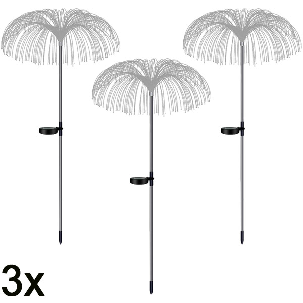 3x Eclairage décoratif 7 couleurs | LUMIPALM