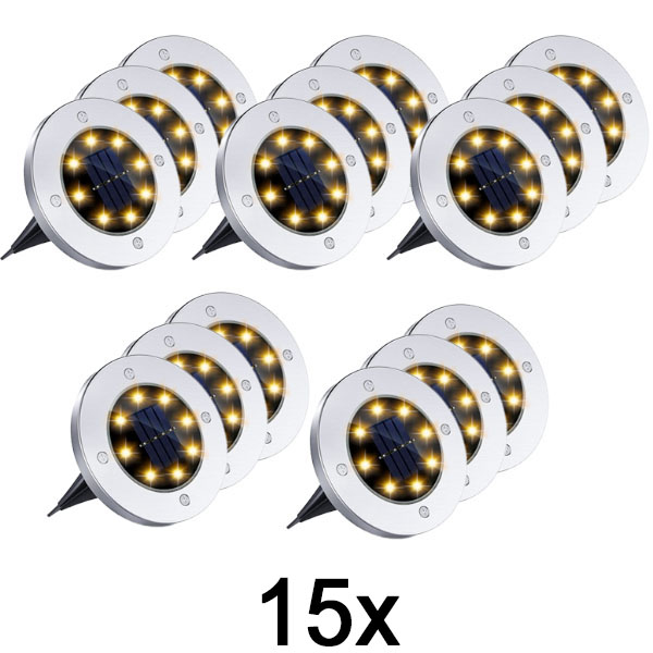 5x Eclairage solaire de jardin et de terrasse (3 pièces) | LUMIGARD