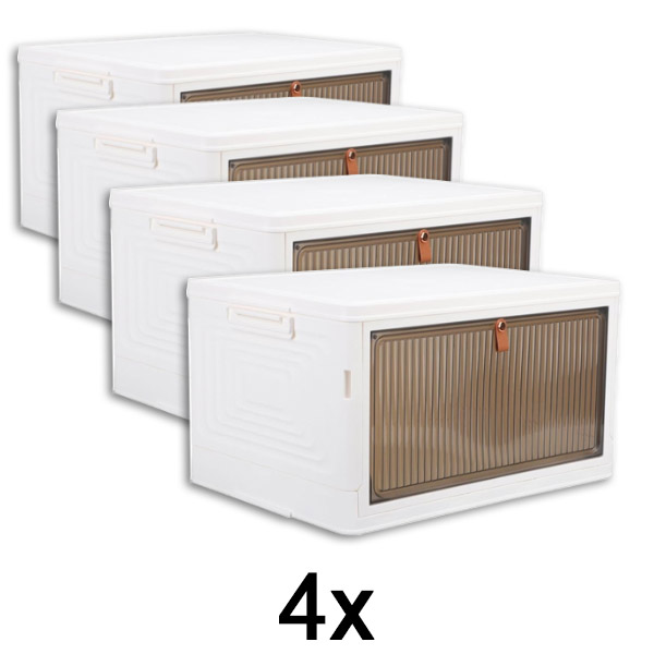 4x Boîte de rangement avec couvercle | ORGABOX