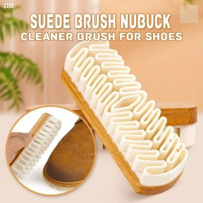 Brosse en Caoutchouc pour Daim et Nubuck - Lifting Statique, Sans Rayures | RUBSHOE