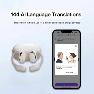 Écouteurs traducteurs alimentés par l’IA | TRANZIO