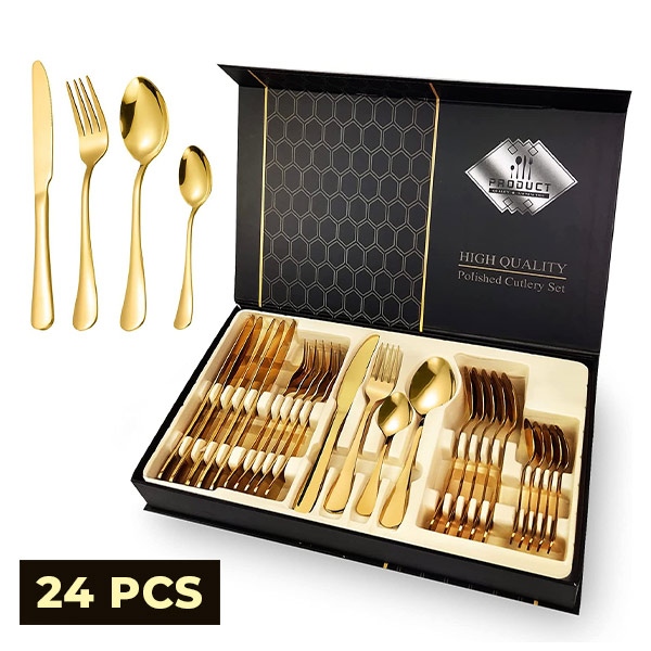 Service de couverts doré LUXCUTLERY