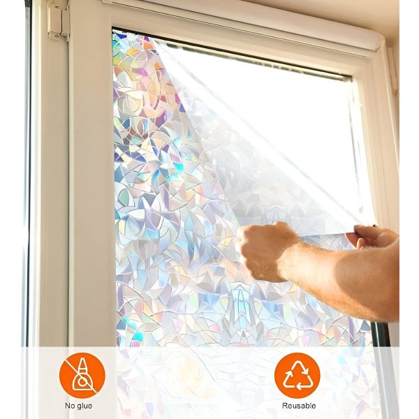 film statique fenetre prismwrap