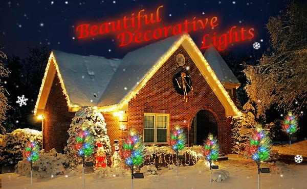 Décoration lumineuse de Noël