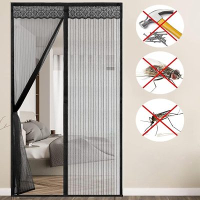 Moustiquaire magnétique pour porte, fermeture automatique | INSECTPROTECT